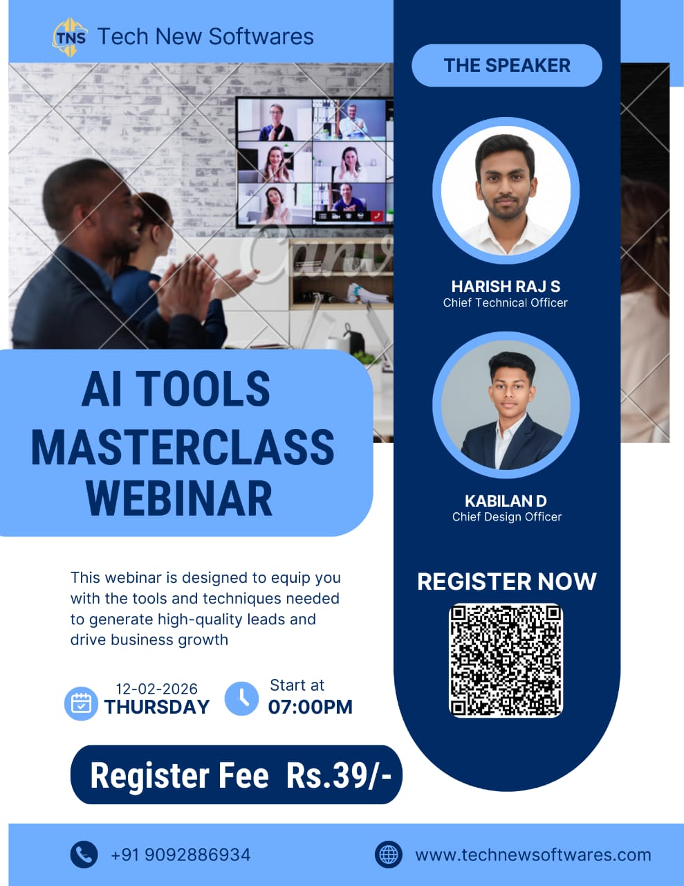 AI Tools Masterclass Webinar